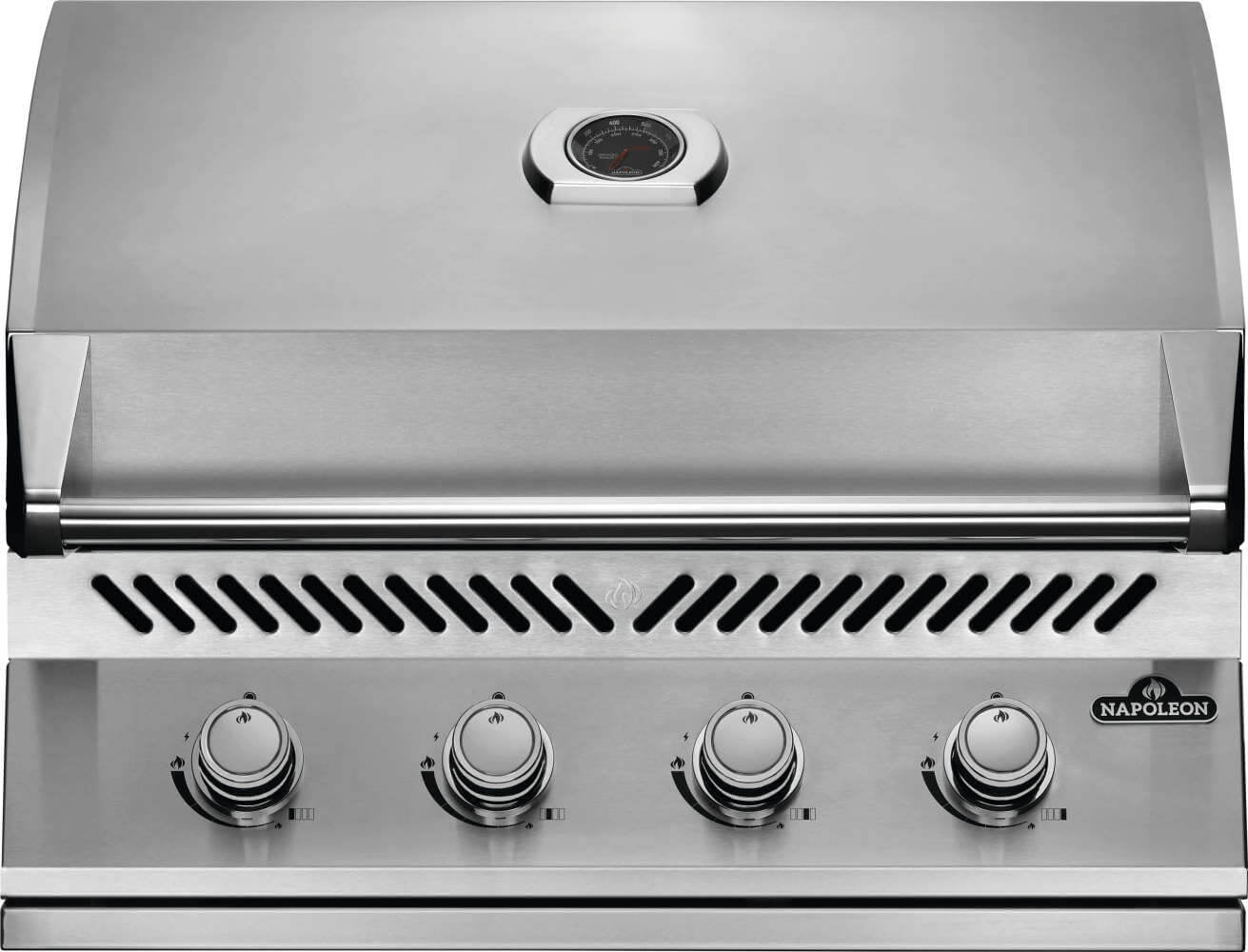 Barbecue a gas da incasso Napoleon BI32 Serie 500 – 4 bruciatori, acciaio inox e griglie WAVE™ - Outdoor Privé