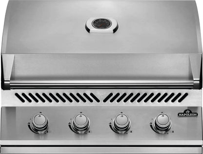 Barbecue a gas da incasso Napoleon BI32 Serie 500 – 4 bruciatori, acciaio inox e griglie WAVE™ - Outdoor Privé