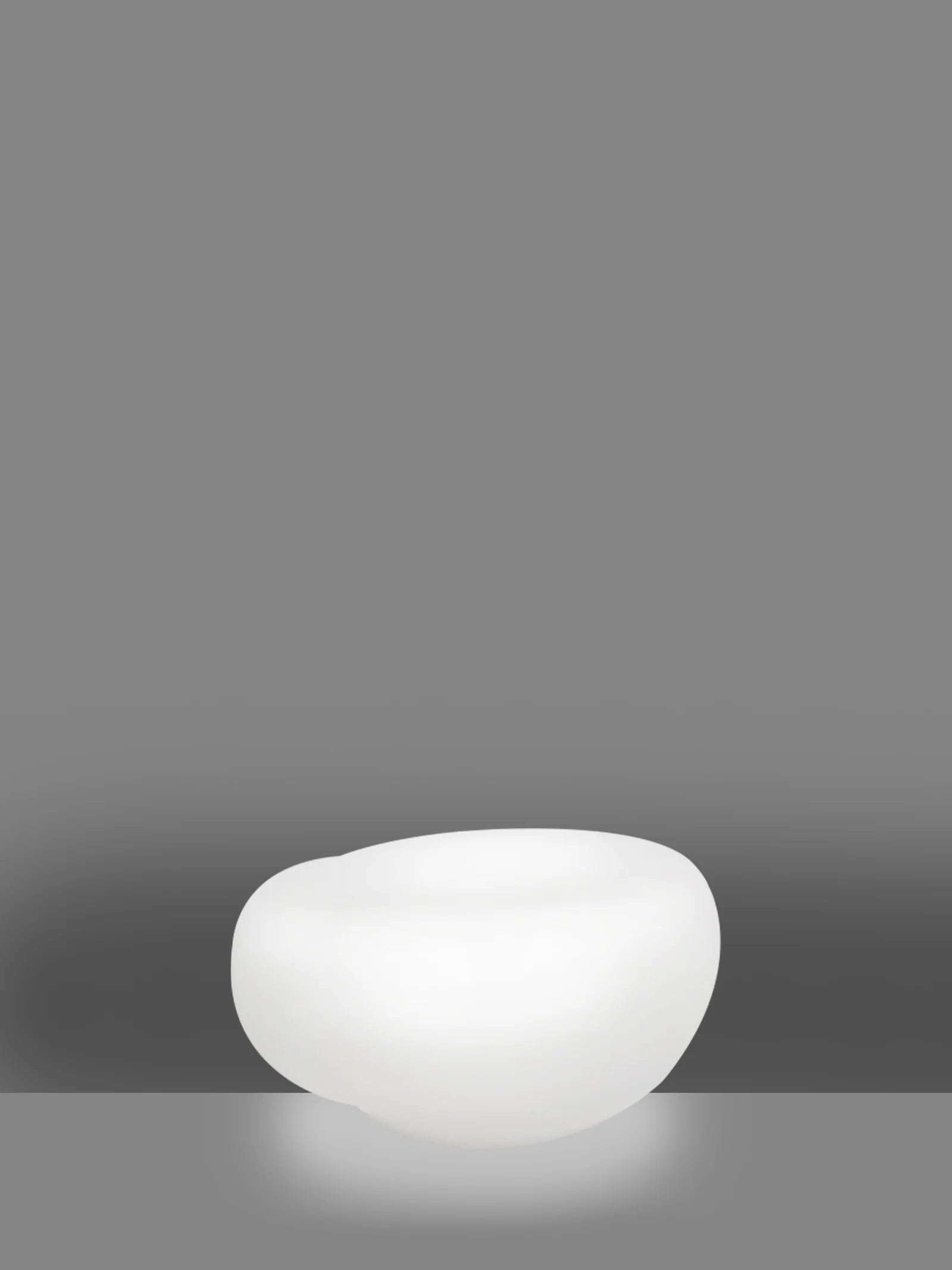 Complemento d'arredo luminoso fotovoltaico Light Stone in polietilene - Outdoor Privé