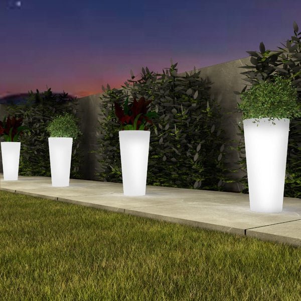 Vaso luminoso Tondo 86 SL in resina rotondo 86 cm Arkema - Outdoor Privé