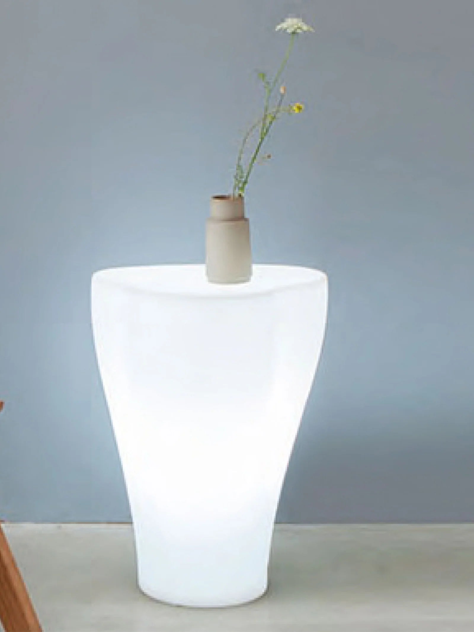 Sgabello da Giardino Luminoso Felix Solar 37x47 cm in Resina Arkema - Outdoor Privé