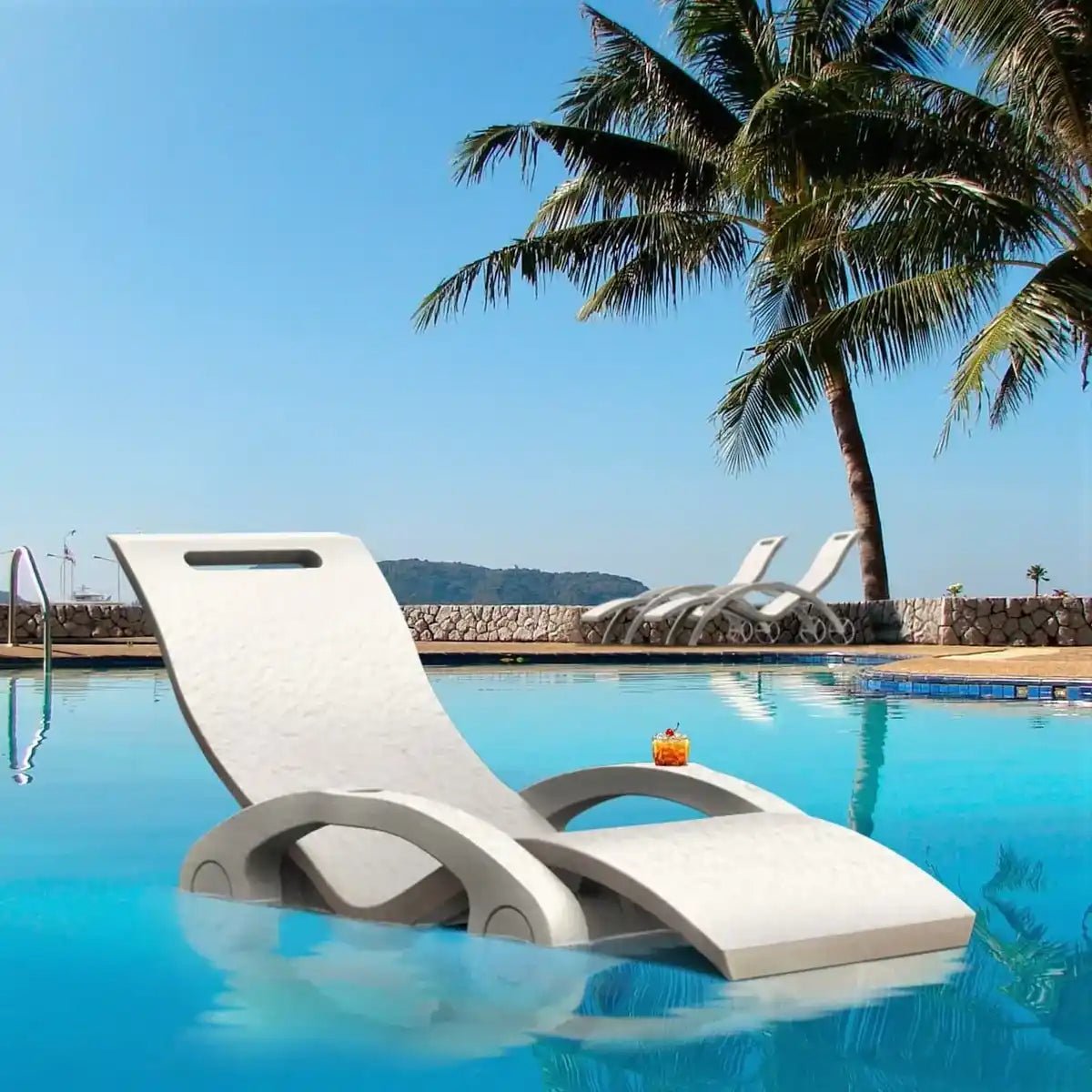 Lettino prendisole Arkema Serendipity Chaise FLOATING S130 - Outdoor Privé