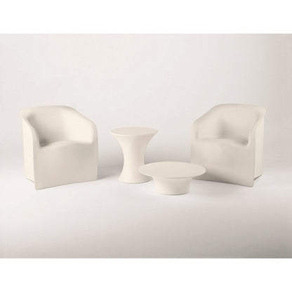 Tavolo componibile Olimpo in polietilene da Ø37 cm Arkema - Outdoor Privé