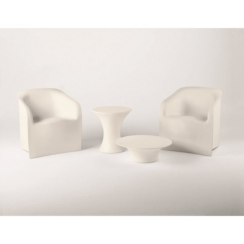 Tavolo componibile Olimpo in polietilene da Ø37 cm Arkema - Outdoor Privé