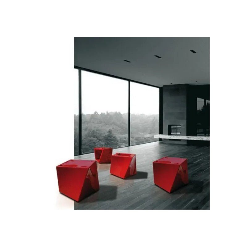 Pouf Twist in polietilene Arkema - Outdoor Privé