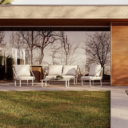 Set Salotto Ares Solaris – divano, 2 poltrone e tavolino - Outdoor Privé