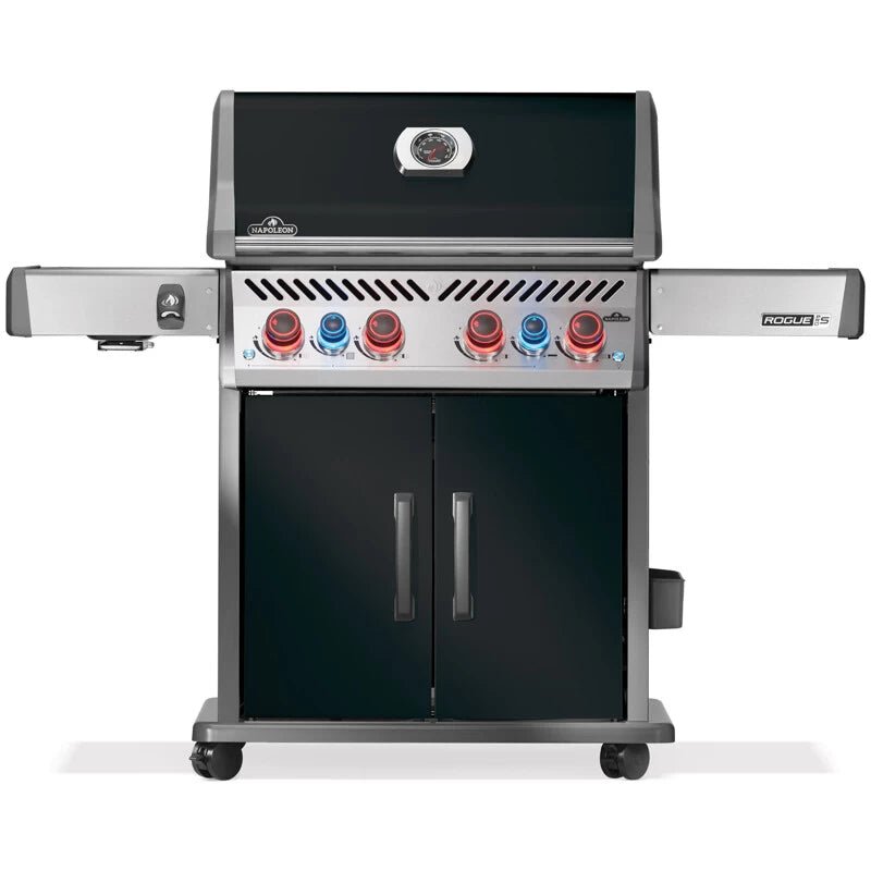 Barbecue a gas Napoleon Rogue PRO RPS525RSIBPK – 6 bruciatori, SIZZLE ZONE™ e infrarosso posteriore - Outdoor Privé