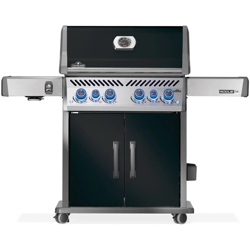 Barbecue a gas Napoleon Rogue PRO RPS525RSIBPK – 6 bruciatori, SIZZLE ZONE™ e infrarosso posteriore - Outdoor Privé