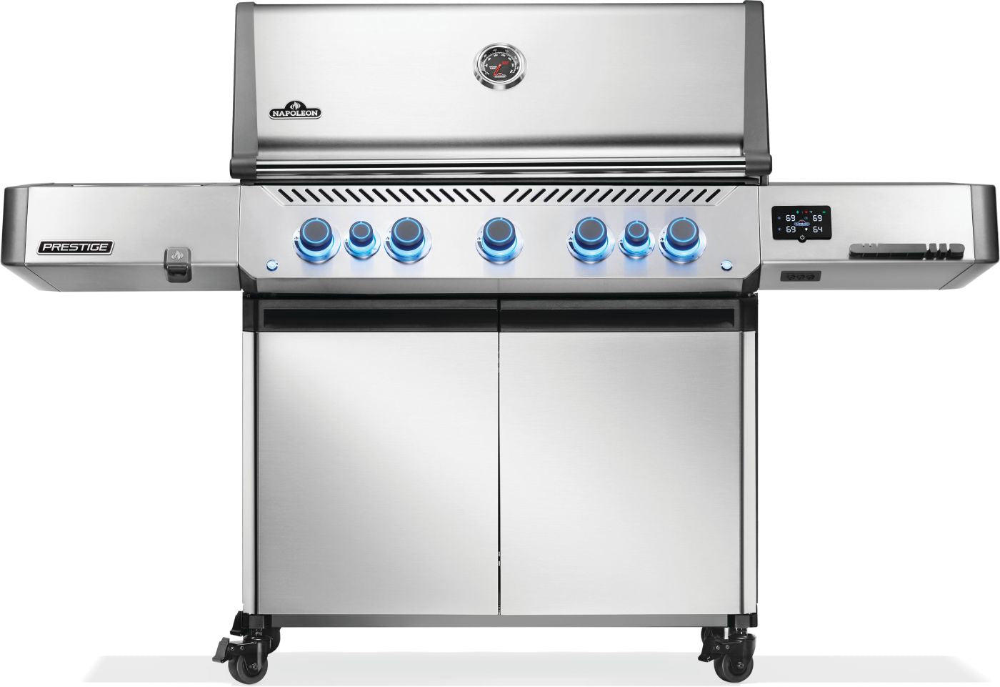 Barbecue a gas Napoleon Prestige P665VXRSIBPSS – 7 bruciatori, SIZZLE ZONE™ infrarosso posteriore e Wi-Fi/Bluetooth