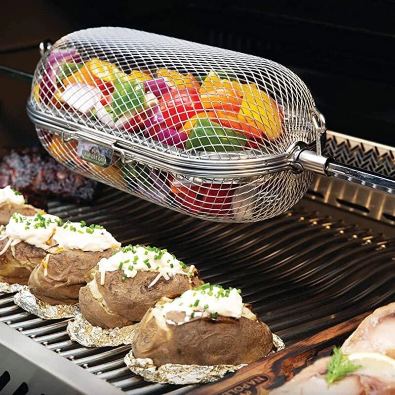 CESTELLO INOX GIRARROSTO NAPOLEON - Outdoor Privé