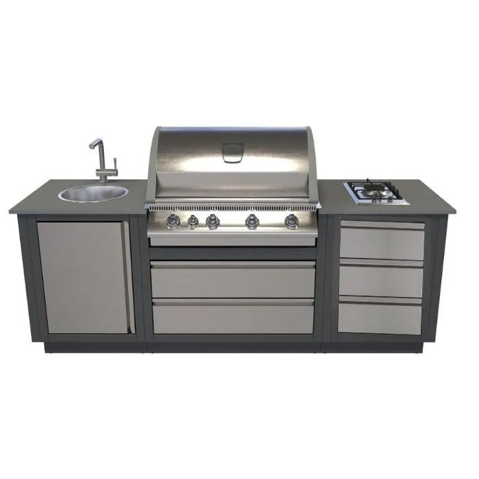 Cucina da esterno Oasis con Moduli / Lavello / Fuoco laterale / Bbq Bilex605 Napoleon - Outdoor Privé