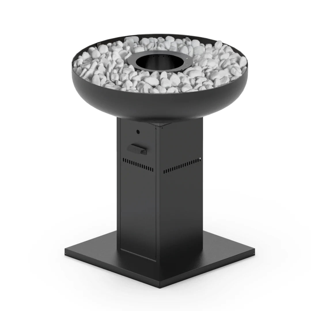 Riscaldatore a pellet Flamec Orazio – braciere decorativo con fiamma pirolitica - Outdoor Privé