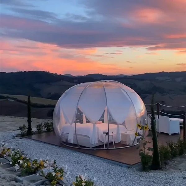 Igloo trasparente Solaris Bolla 300 UP 4,52 m² | Policarbonato anti - UV - Outdoor Privé