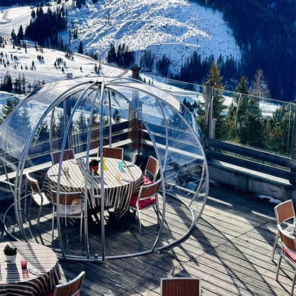 Igloo trasparente Solaris Bolla 300 UP 4,52 m² | Policarbonato anti - UV - Outdoor Privé