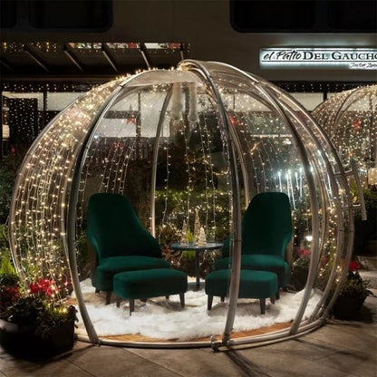 Igloo trasparente Solaris Bolla 300 UP 4,52 m² | Policarbonato anti - UV - Outdoor Privé