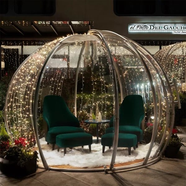 Igloo trasparente Solaris Bolla 300 UP 4,52 m² | Policarbonato anti - UV - Outdoor Privé