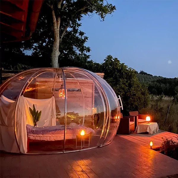 Igloo trasparente Solaris Bolla 300 UP 4,52 m² | Policarbonato anti - UV - Outdoor Privé