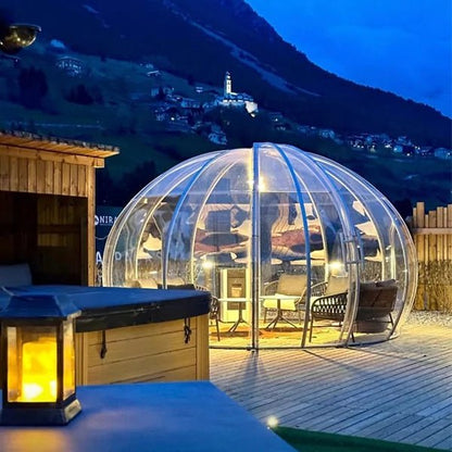 Igloo trasparente Solaris Bolla 300 UP 4,52 m² | Policarbonato anti - UV - Outdoor Privé