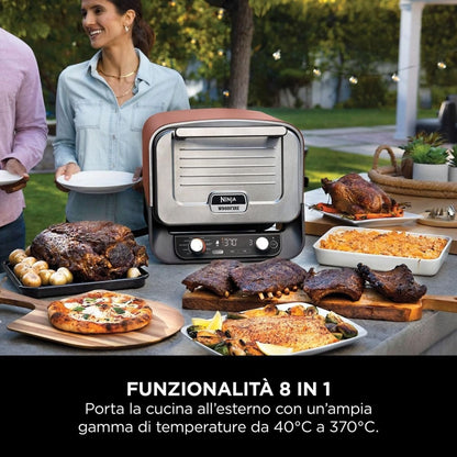 FORNO ELETTRICO DA ESTERNO PER PIZZA E ARROSTI WOODFIRE NINJA - Outdoor Privé