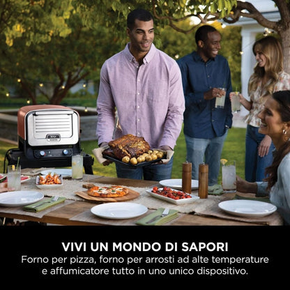 FORNO ELETTRICO DA ESTERNO PER PIZZA E ARROSTI WOODFIRE NINJA - Outdoor Privé