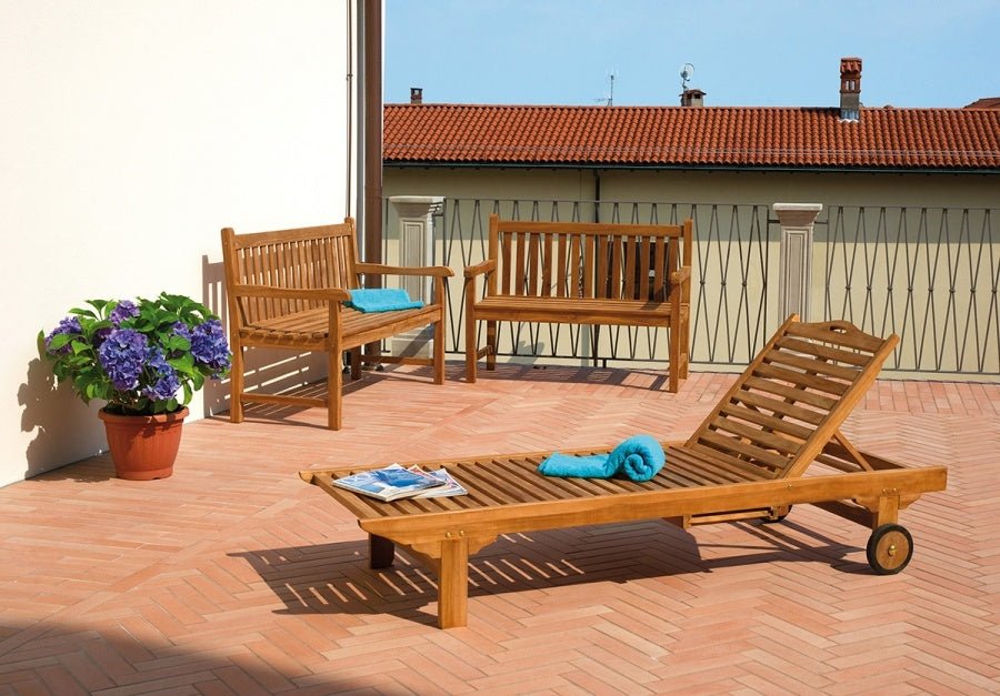 LETTINO PRENDISOLE CARLOFORTE CON CUSCINO SFODERABILE - Outdoor Privé