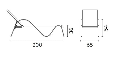 LETTINO PRENDISOLE ARRECIFE IN ALLUMINIO - Outdoor Privé