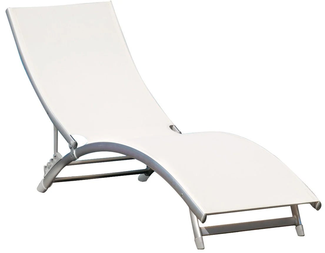 Lettino Prendisole da Giardino in Alluminio Onda - Outdoor Privé