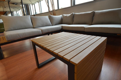 Set salotto angolare da giardino SET SAINT TROPEZ ANGOLARE in alluminio - Outdoor Privé