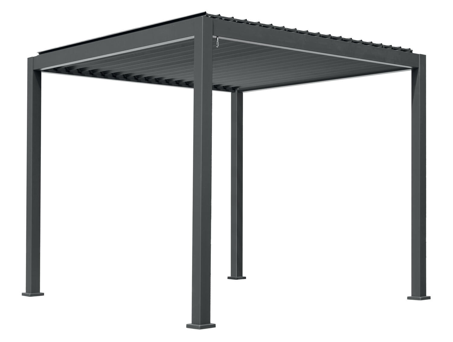PERGOLA ALLUMINIO ARIZONA 3X3 MT. CON LAMELLE ORIENTABILI - Outdoor Privé