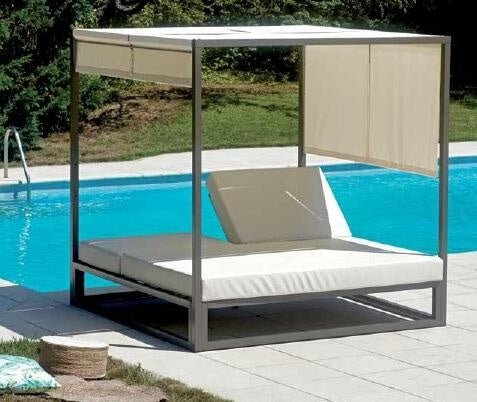 Baldacchino doppio in alluminio Oasi - Outdoor Privé