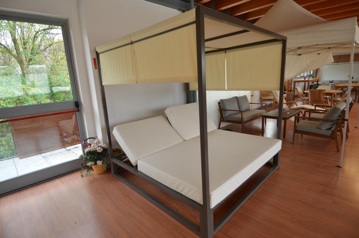 Baldacchino doppio in alluminio Oasi - Outdoor Privé