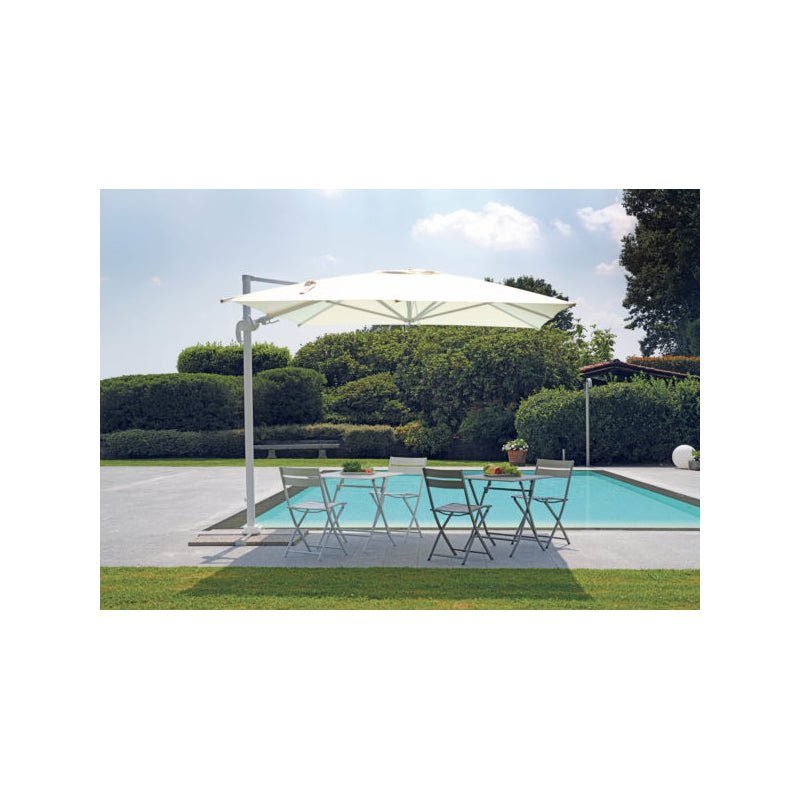 OMBRELLONE CALIFORNIA 3X3 MT. ALLUMINIO CON TILT BASCULANTE - Outdoor Privé