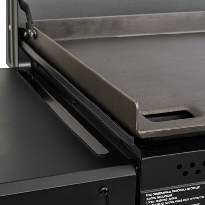 Plancha piastra a gas premium a 4 fuochi con carrello Char - Griller - Outdoor Privé