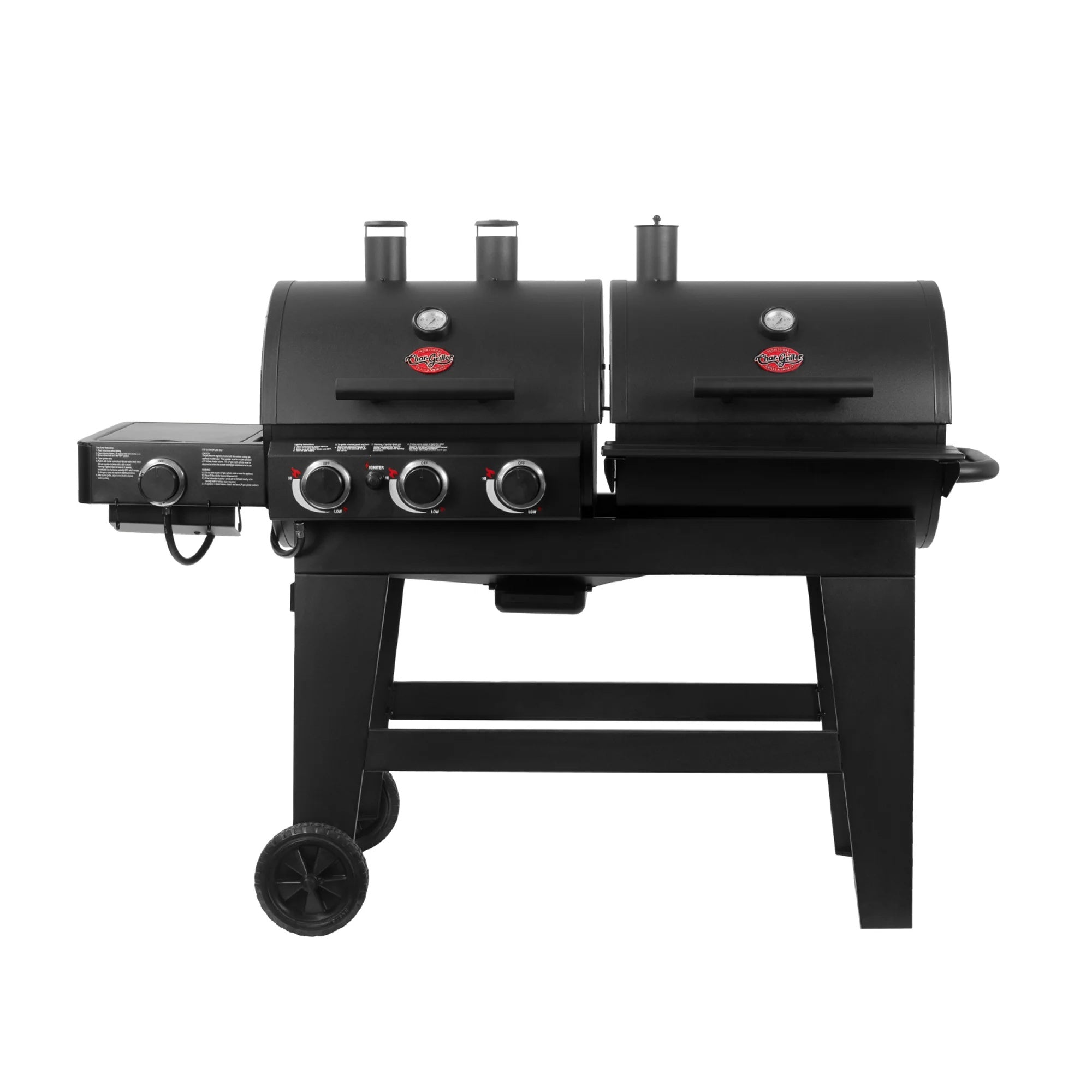 Barbecue a gas e carbone Double Play® Char - Griller - Outdoor Privé