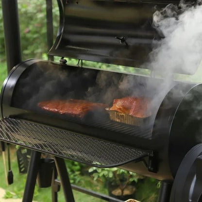 AFFUMICATORE E GRIGLIA CARBONELLA GRAND CHAMP OFFSET CHAR - GRILLER - Outdoor Privé