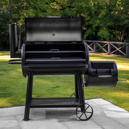 AFFUMICATORE E GRIGLIA CARBONELLA GRAND CHAMP OFFSET CHAR - GRILLER - Outdoor Privé