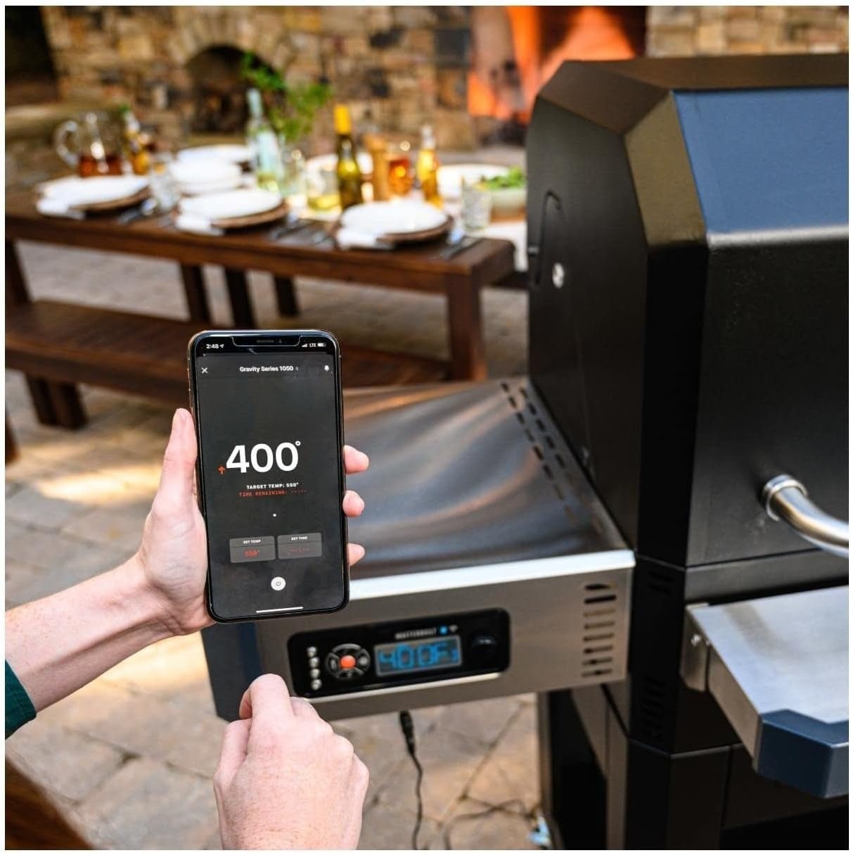 Barbecue a carbone Gravity series 800 Masterbuilt - Outdoor Privé