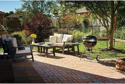 Barbecue a carbone Napoleon PRO22K - LEG - 2 – Griglia da 57 cm, coperchio in ghisa e ruote - Outdoor Privé