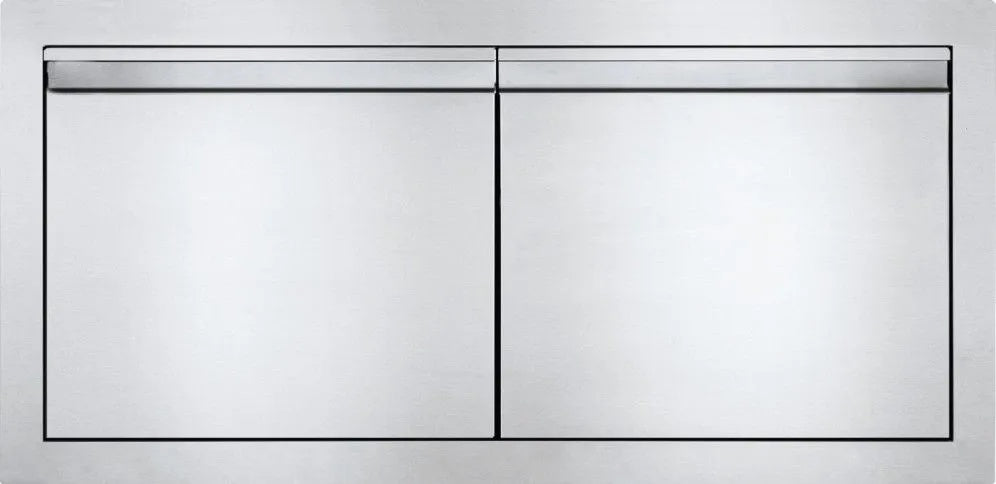 Mobile da incasso per cucina con Anta doppia in acciaio inox grande Napoleon - Outdoor Privé