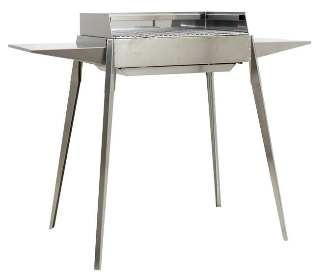 Barbecue a carbone Lisa Cucine Etna in Acciaio inox AISI 430 - Outdoor Privé