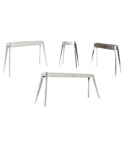 Cuoci arrosticini e spiedini Lisa Cucine Inox professionale a carbone Miami - Outdoor Privé