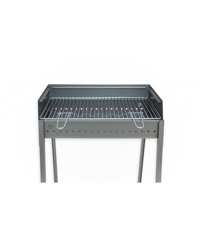 Barbecue a carbone Lisa Cucine Inox Stromboli piedi smontabili con griglia 60x40cm - Outdoor Privé