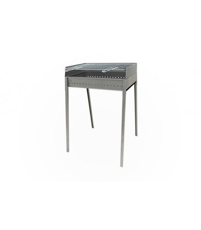 Barbecue a carbone Lisa Cucine Inox Stromboli piedi smontabili con griglia 60x40cm - Outdoor Privé