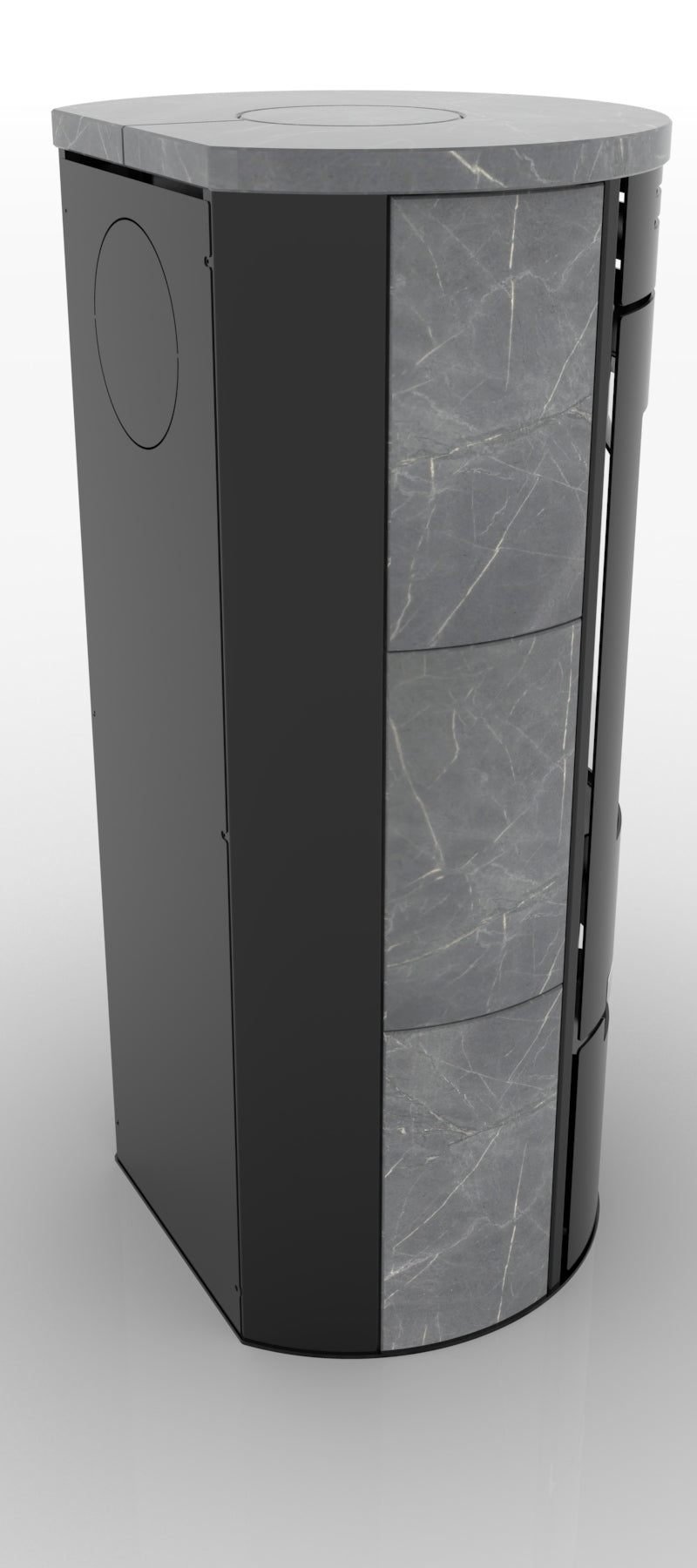 Stufa a legna Aduro 1.1SK 6 kW A+ in pietra ollare - Outdoor Privé