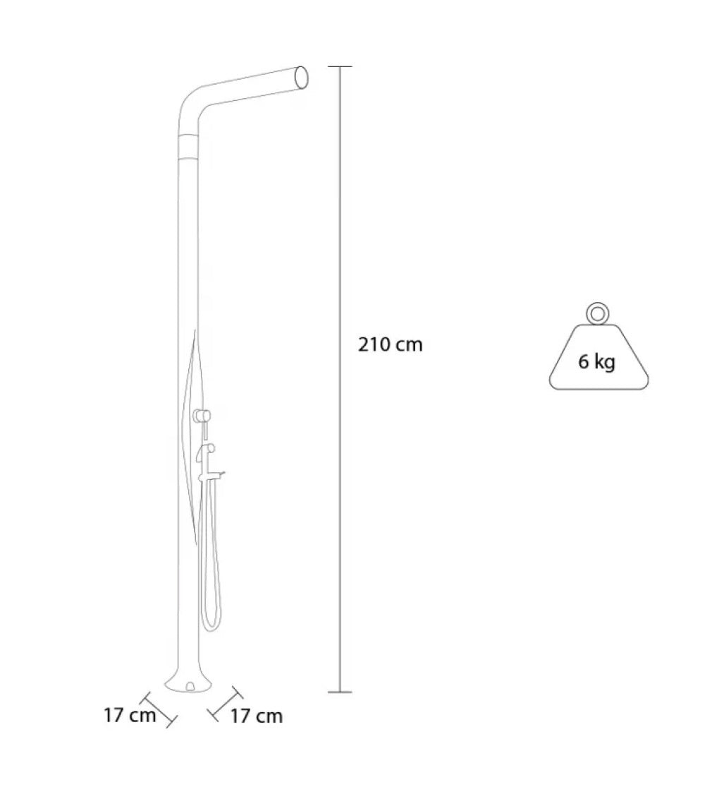 Doccia Funny Yang T245 Arkema - Outdoor Privé