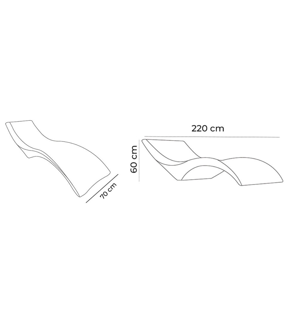 Chaise longue Vega Sined - Outdoor Privé