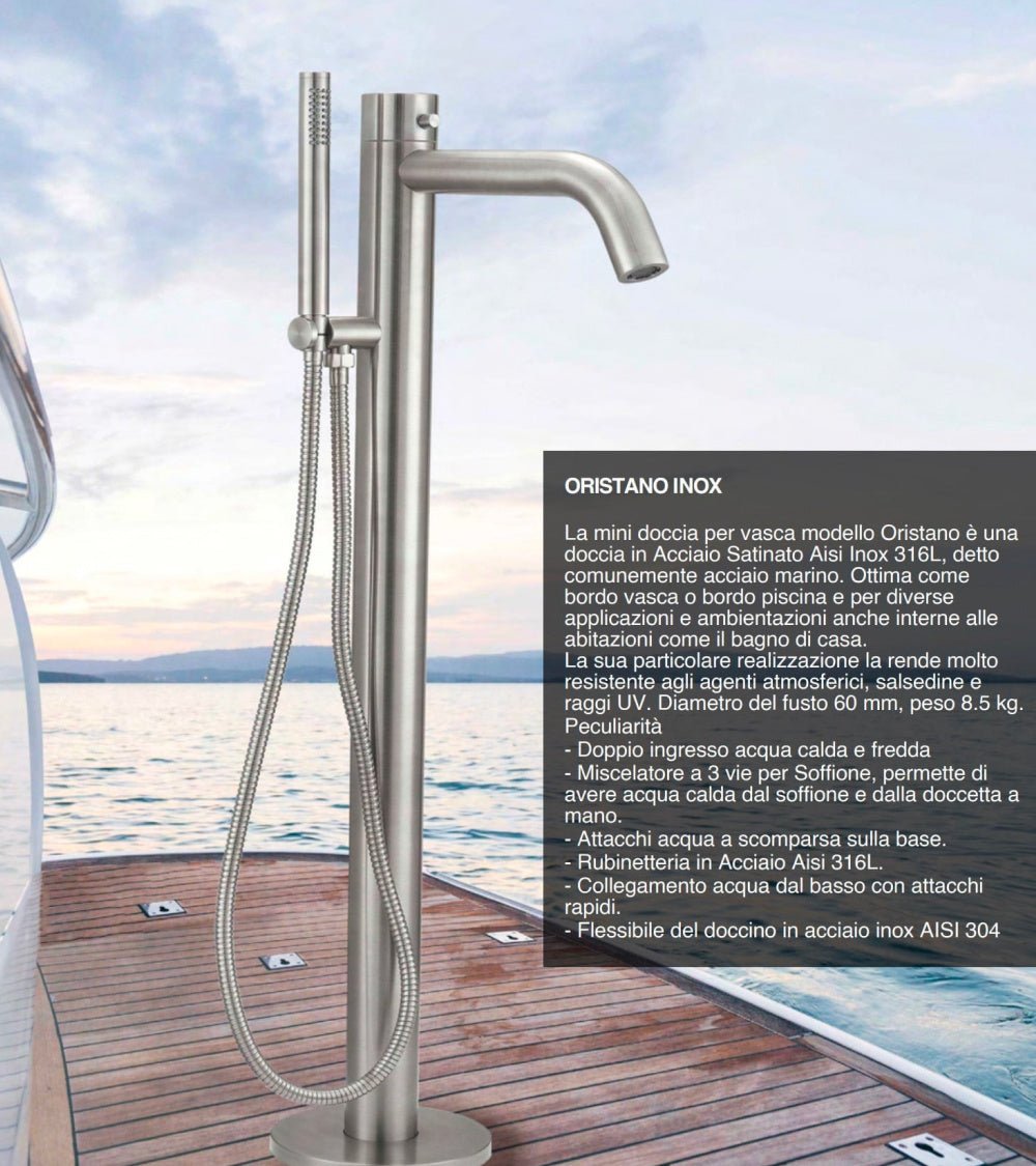 Doccia Oristano Inox Sined - Outdoor Privé