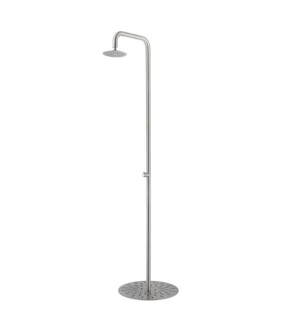 Doccia esterna Sined Simius Inox – 230 cm, acciaio AISI 316L, solo acqua fredda - Outdoor Privé