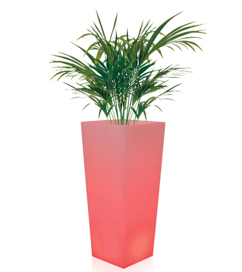 Vaso luminoso Vaso quadrato solar 86/102 Sined - Outdoor Privé