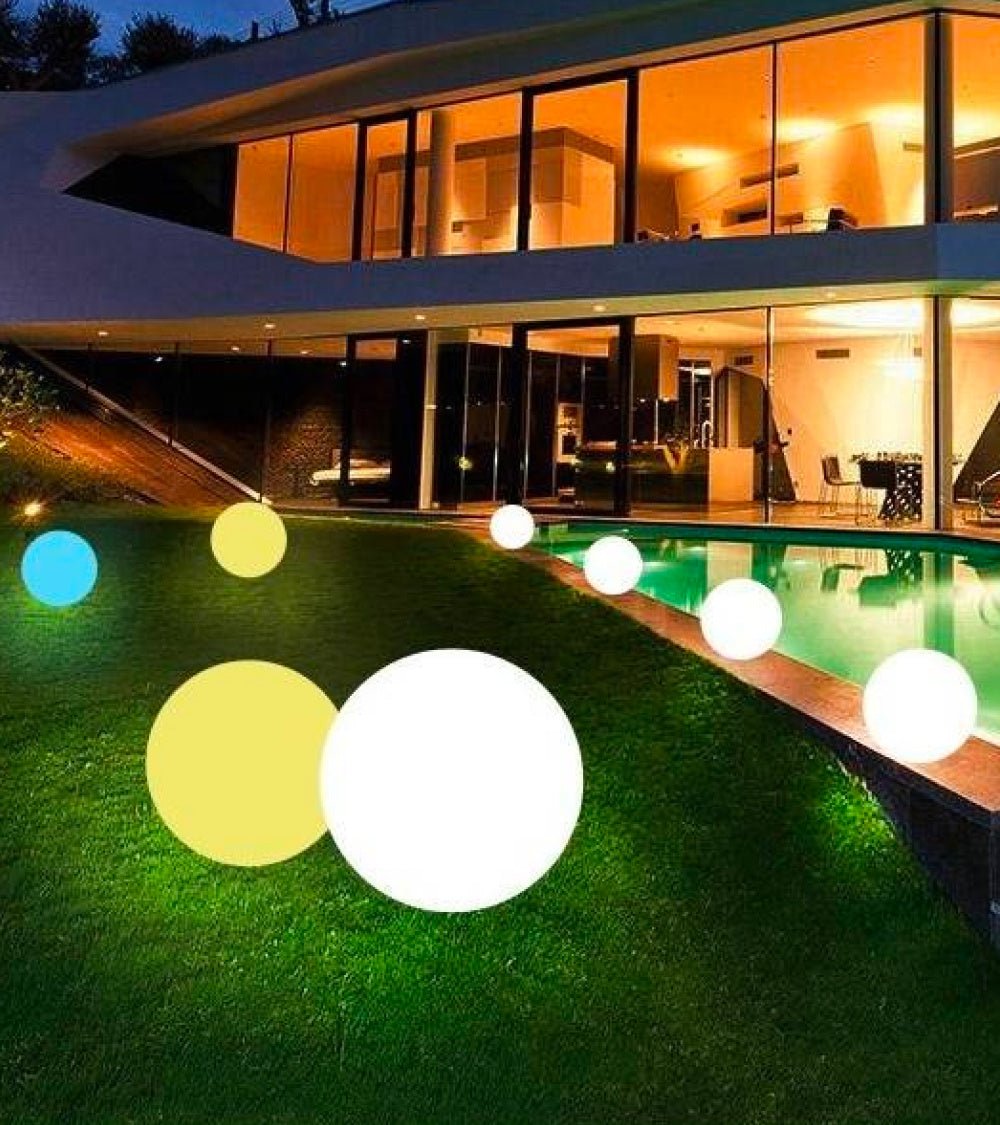 Sfera luminosa solare Sined 50 cm – LED RGB / 6000 K IP65 - Outdoor Privé